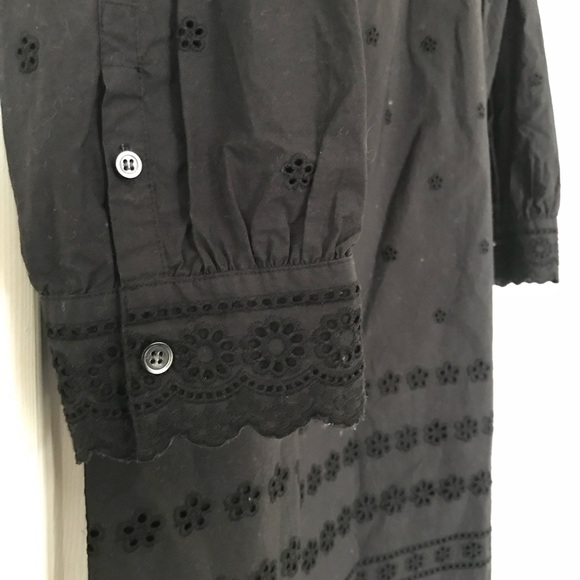 Madewell eyelet black dress XS - Picture 6 of 7